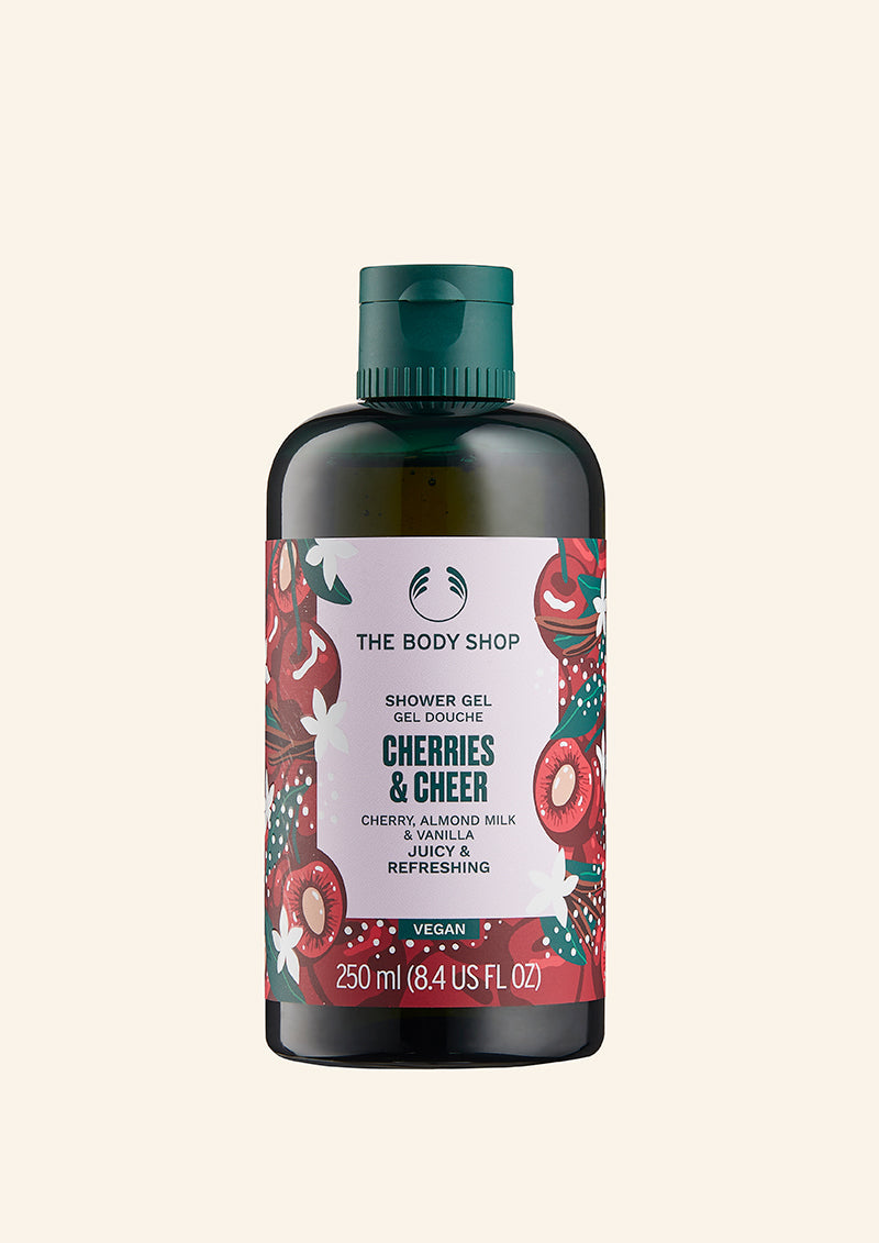 THE BODY SHOP CHERRIES & CHEER SHOWER GEL 250ML