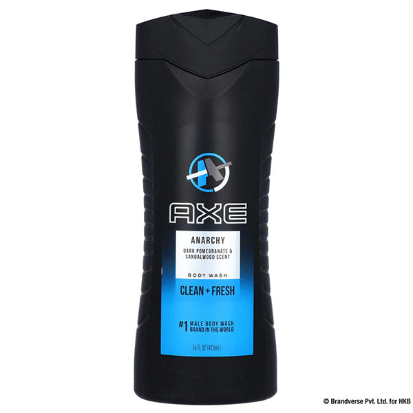 AXE BODY WASH USA ANARCHY CLEAN+FRESH 473ML