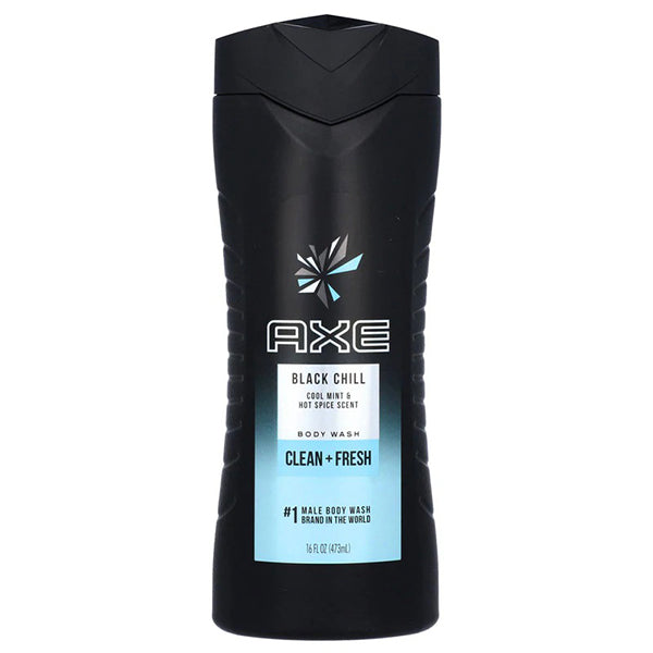 AXE BODY WASH USA BLACK CHILL CLEAN+FRESH 473ML