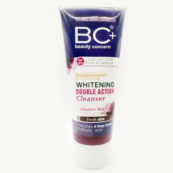 BC+ WHITENING DOUBLE ACTION CLEANSER 200G