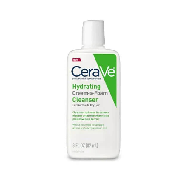 CERA VE HYDRATING CREAM TO FOAM CLEANSER 87ML NORMAL TO DRY