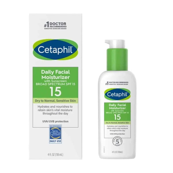 CETAPHIL DAILY FACIAL MOISTURIZING SPF15 120ML LOTION