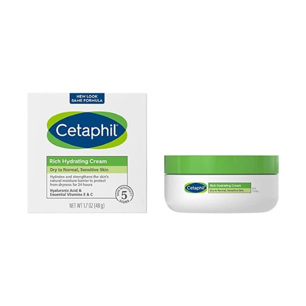 CETAPHIL RICH HYDRATING CREAMHYALURONIC ACIDVITAMIN E&C 48GM