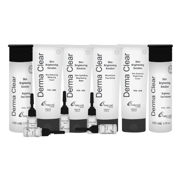 DERMA CLEAR SKIN WHITENING SOLUTION FACIAL KIT