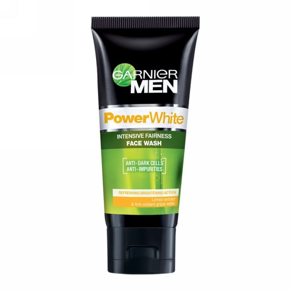 GARNIER MEN POWER WHITE FACE WASH 100ML