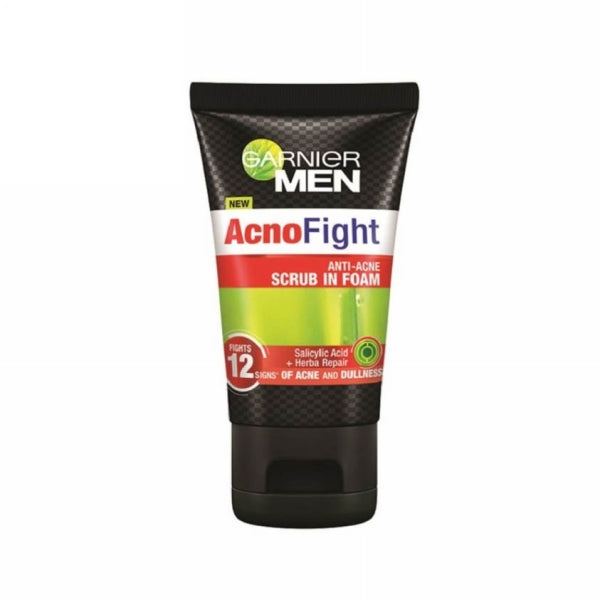 GARNIER MEN ACNO FIGHT ANTI-ACNE SCRUB IN FOAM 100ML