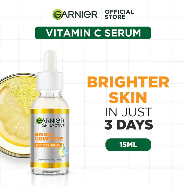 GARNIER BRIGHT COMPLETE VITAMIN C SERUM 15 ML