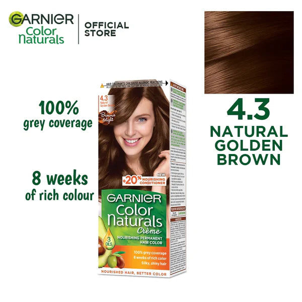 GARNIER COLOUR NATURALS 4.3 NATURAL GOLDEN BROWN