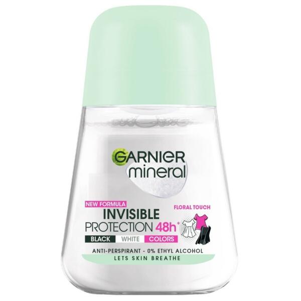 GARNIER MINERAL INVISIBLE BLACK & WHITE FLOREAL TOUCH 50ML