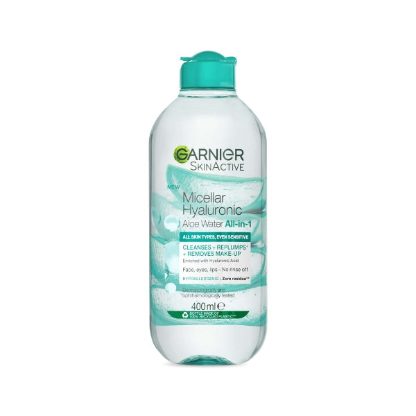 GARNIER SKIN ACTIVE MECELLAR HYALURONIC ALEO WATER 400ML