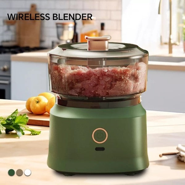 Kitchen Multifunctional Portable Electric Meat Grinder Wireless Blender 350mlhEK