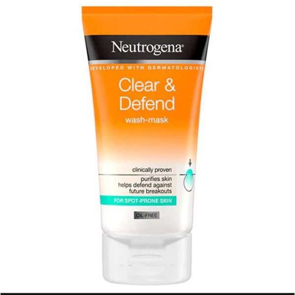 NEUTROGENA CLEAR & DEFEND WASH MASK 150ML