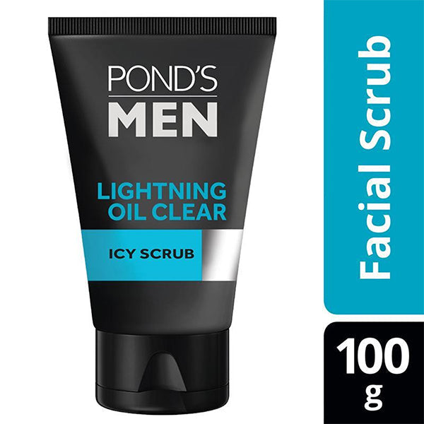 POND'S LIGHTNING OIL CLEAR ICY SCRUB F/W 100GM