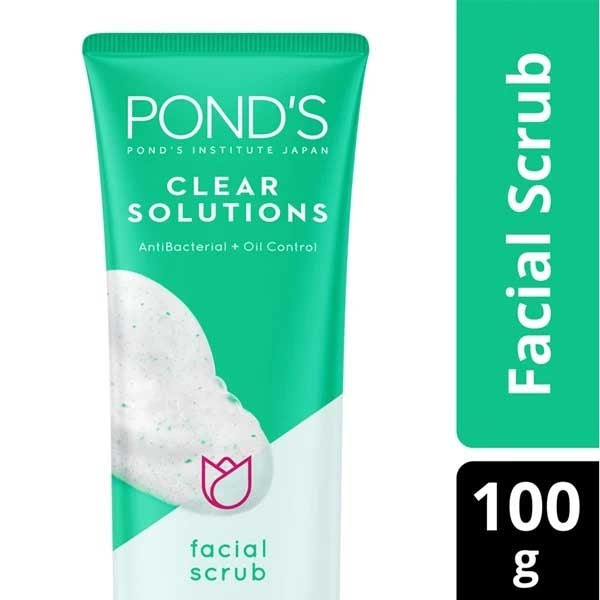 PONDS CLEAR SOLUTIONS FACIAL SCRUB 100GM