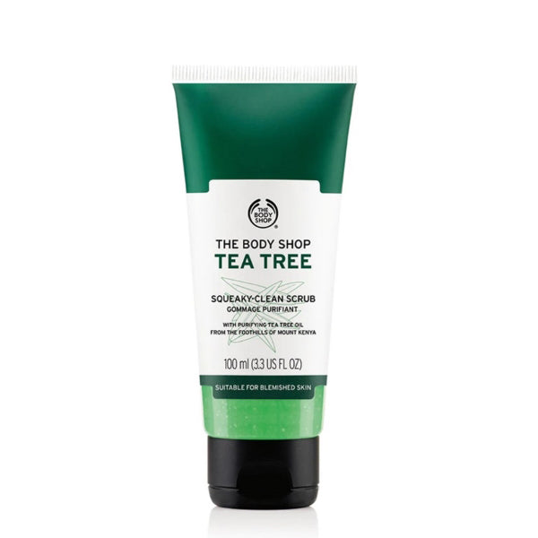 THE BODY SHOP TEA TREE SQUEAKY CLEAN SCRUB 100ML