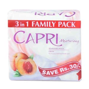 CAPRI SOAP TRIO NOURISHING PEACH 120G