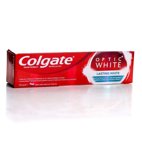 COLGATE OPTIC WHITE LASTING WHITE TOOTHPASTE 75ML