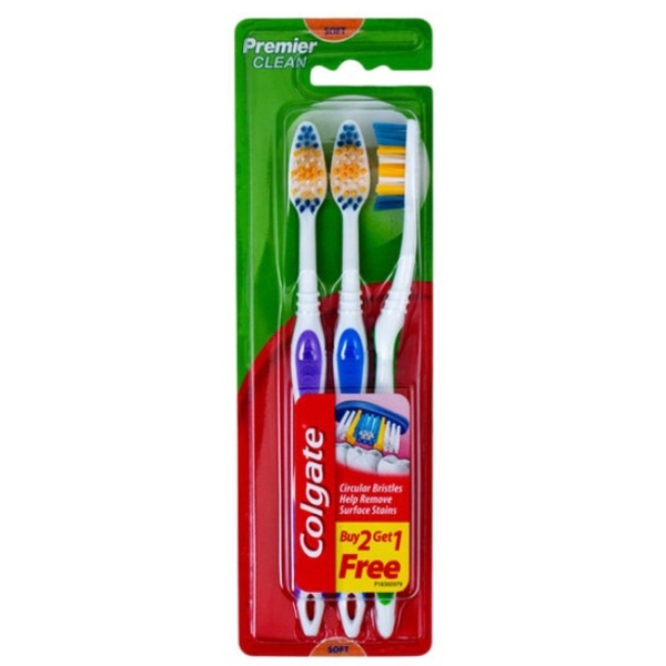 COLGATE PREMIER CLEAN BUY2 GET 1FREE TOOTHBRUSH SOFT