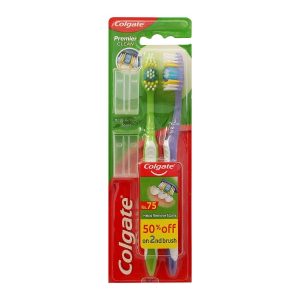 COLGATE PREMIER CLEAN TOOTH BRUSH COMBO 50% OFF