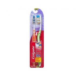 COLGATE ZIG ZAG TWIN PACK MEDIUM TOOTH BRUSH