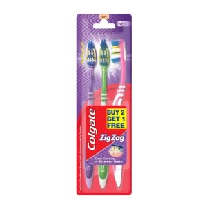 COLGATE ZIGZAG TOOTH BRUSH BUY 2 GET 1 FREE
