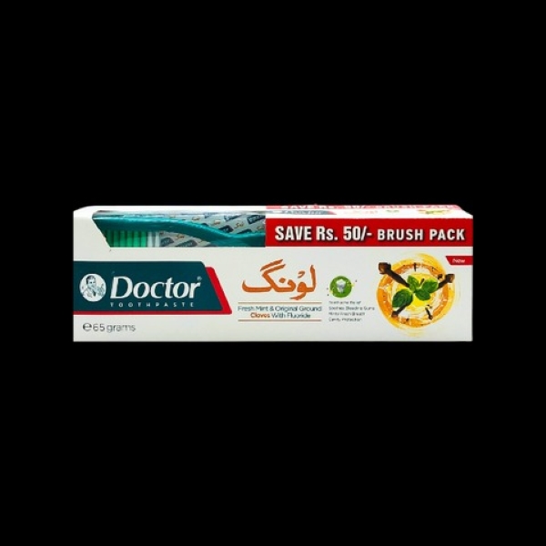 DOCTOR TOOTHPASTE CLOVES BRUSH PACK SAVE50 65G