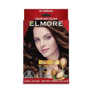 ELMORE HAIR COLOR CREAM LIGHT BROWN #53