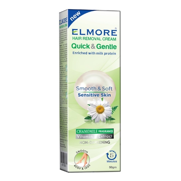 ELMORE QUICK & GENTLE SENSITIVE SKIN HAIR REMOVAL 50G