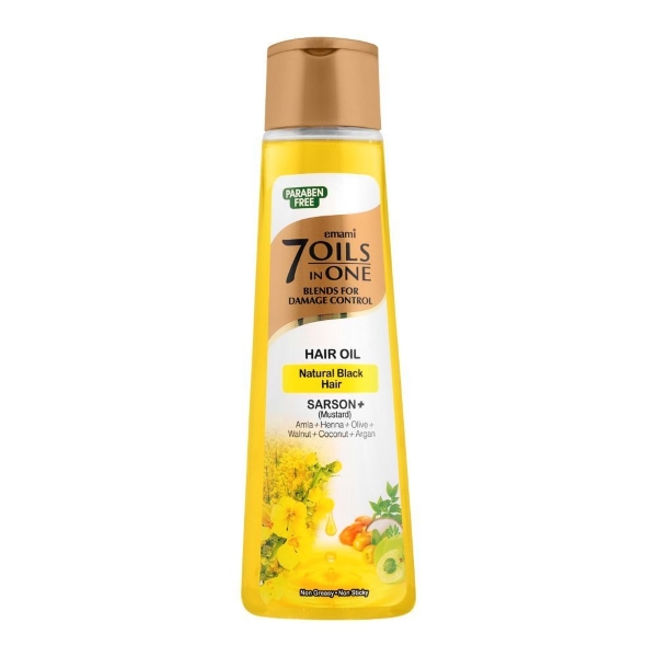 EMAMI 7 IN ONE OIL NATURAL BLACK HAIR 200ML
