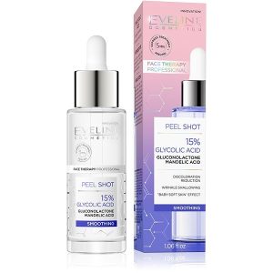 EVELINE PEEL SHOT 15% GLYCOLIC ACID SMOOTHING SERUM 30ML