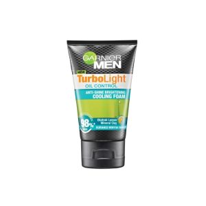 GARNIER MEN TURBOLIGHT OIL CONTROL FACEWASH 100ML