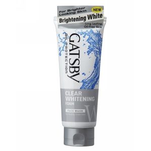 GATSBY CLEAR WHITENING FOAM FACE WASH 120G