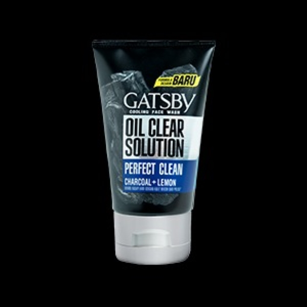 GATSBY OIL CLEAR SOLUTION FACE WASH MEN 100GM