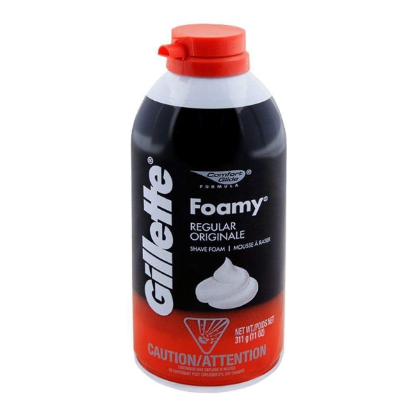 GILLETTE FOAMY REGULAR SHAVE FOAM 311GM