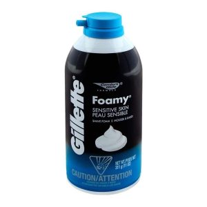 GILLETTE FOAMY SENSITIVE SHAVING FOAM 311GM