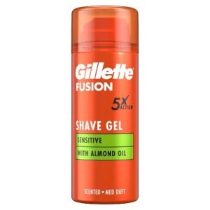 GILLETTE FUSION SHAVE GEL ALMOND OIL 75ML