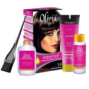OLIVIA INTENSE HAIR COLOR INTENSE BLACK 1.2