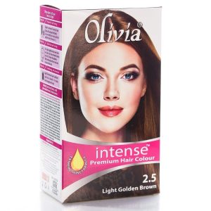 OLIVIA INTENSE HAIR COLOR LIGHT GOLDEN BROWN 2.5