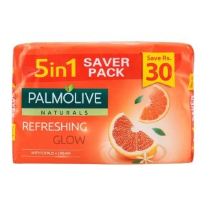 PALMOLIVE REFRESHING GLOW SOAP 5IN1 SAVER PACK