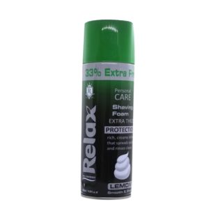 RELAX PERSANAL CARE LEMON SHAVING FOAM 400ML