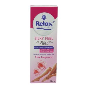 RELAX SILKY FEEL HAIR REMOVAL ROSE 120GM