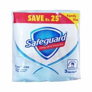 SAFEGUARD PURE WHITE TRIO PACK LARGE 135X3G
