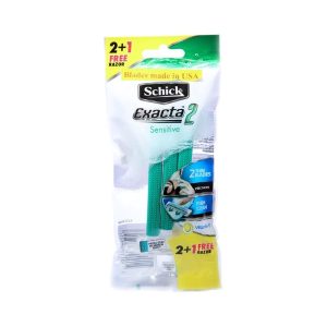 SCHICK EXACTA 2 SENSITIVE RAZOR 3PCS