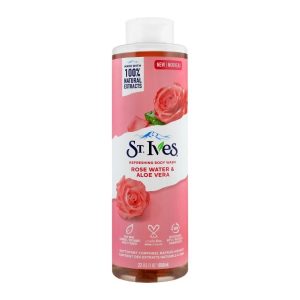 STIVES ROSE WATER & ALOE VERA SHOWER GEL 650ML