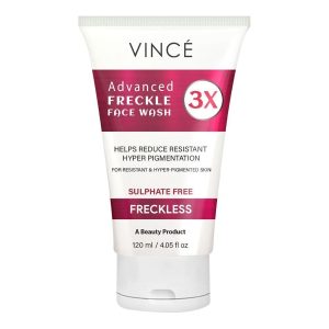 VINCE ADVANCED FRECKLE FACE WASH 3X FRECKLESS 120ML