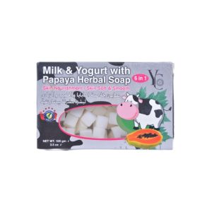 YC SOAP 4IN1 MILK & YOUGURT PAPAYA 100GM