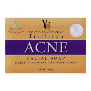 YC TRICLOASAN ACNE FACIAL SOAP 100GM